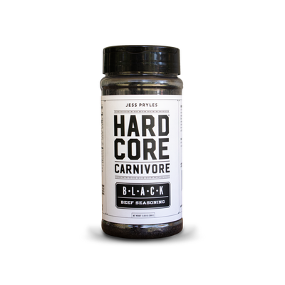 Hardcore Carnivore: Black Shaker Jar - Neighborhoodbutcher.com