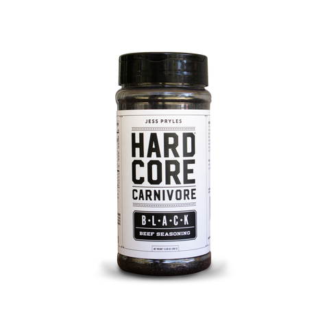 Hardcore Carnivore: Black Shaker Jar - Neighborhoodbutcher.com